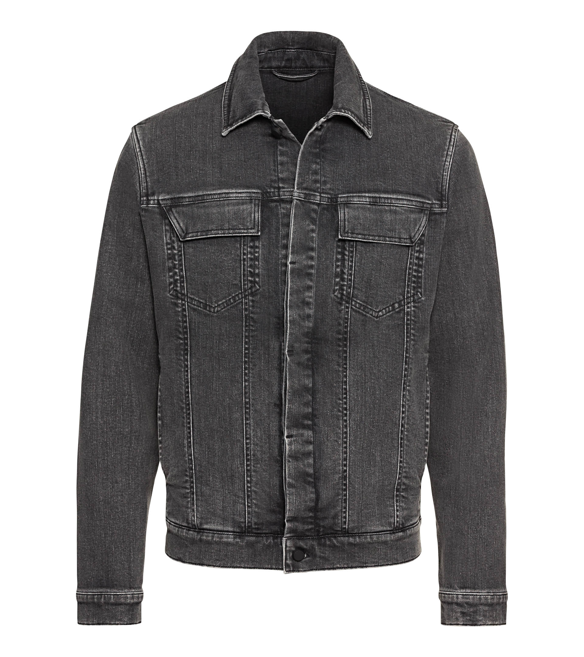 VINTAGE BURBERRY DENIM Jacket Mens Large Black Nova Check Designer Casuals  £109.99 - PicClick UK